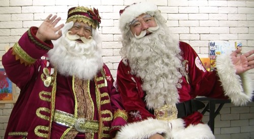 （左）Santa Jim 　（右）Santa Johnny　