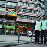青年新政成員郭嘉榮（左）在大角咀大南區長大，與黎耀駿（右）於大角咀已開展地區工作。