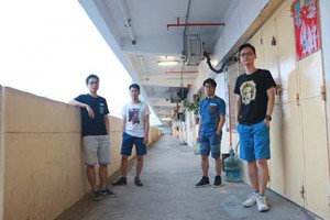 FanPiece四位創辦人：（左起）張振凱、梁文川、梁文超、常凱。（陳嘉欣攝）