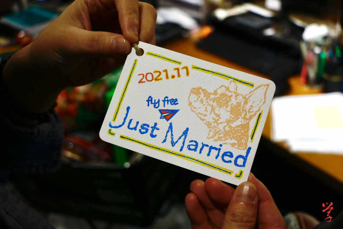Next Chapter去年協助約150對新人共諧連理，當中有不少為「Fly-Free Wedding」 。（盧曼盈攝）