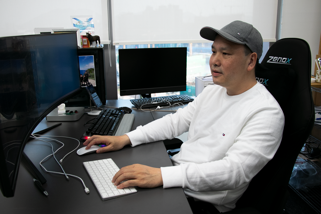 大學線 本地遊戲 Gamemiracle創辦人王文暉同時為戲產業協會副主席 在九龍灣擁有辦公室 目前有五個員工在香港 五個在台灣