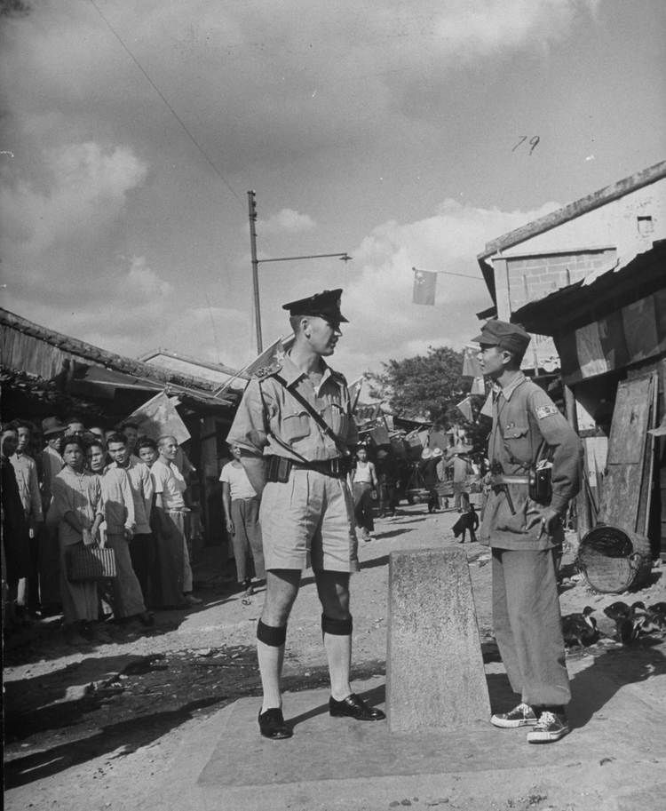 1949 沙頭角 禁區 邊界 中國解放軍 香港警察